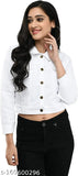 WOMEN AND GIRLS WHITE DENIM JACKET