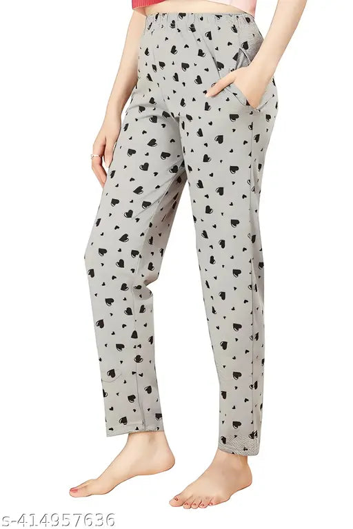 Womens Pant/pyjama 2pc set printed