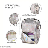 Diaper Bag Multi-Function Waterproof Travel Backpack Large Capacity Premium Mummy Bag- Diaper Bag (Grey)