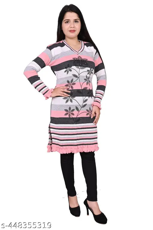 trendy winter kurti for women