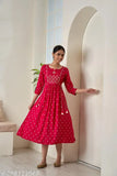 Anita Collection Women Embroidered Rayon Anarkali Kurta (S-36,M-38,L-40,XL-42,XXL-44,3XL-46,4XL-48,5XL-50)