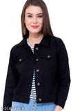 black color jackeet twill denim