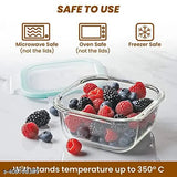 Glass Launch Box Set Of 3 With 400ml, 600ml & 800ml Rectangle Glass Containers With Lids For Food Storage And Break Free Detachable Locks, Oven Safe, Microwave Safe And Freezer Safe - Set Of 3 Rectangle Transparent X