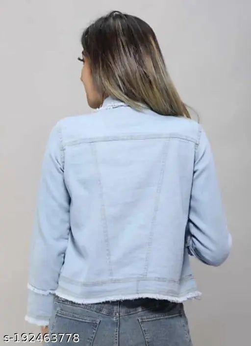 Denim Jacket For Women & Girl Party Wear Jacket Casual Jacket Formal Jacket Trending Jacket