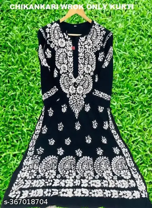 BEAUTIFUL CHIKANAKARI ONLY KURTI