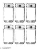 Premium 1000ml Glass Containers for Kitchen Storage Airtight Seal, Eco-Friendly Design Pack of 6