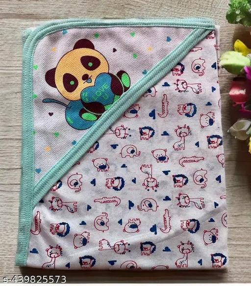 100% Cotton Double Layer Baby Blankets Swaddle Baby Care Wrapper Baby Bath Towel Unisex Sleeping Bag Baby Gift For New Born Baby Boys and Baby Girls Pack of 3