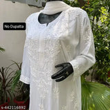 Rayon Chikankari Handwork Kurta Set