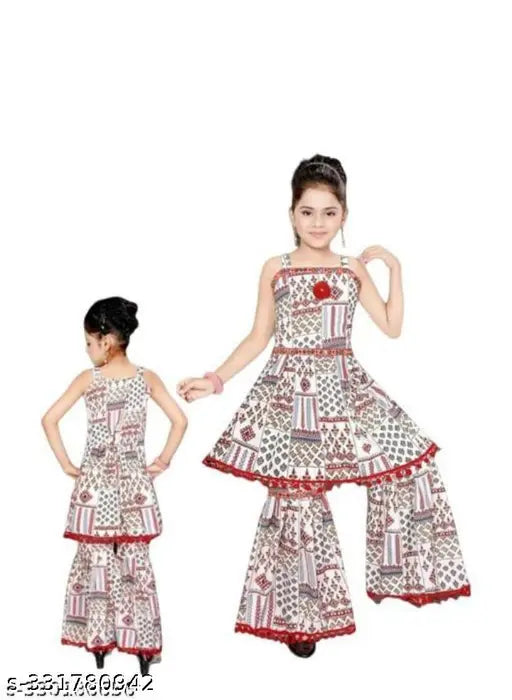 Kids girls staylish kurta and patiyala set