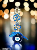 Ryme Evil Eye Hanging for Home Car & Office | 2 Om Evil Eye for Home Entrance | Turkish Evil Eye | Hanging for Good Luck & Prosperity | 2 Om (2 OM)