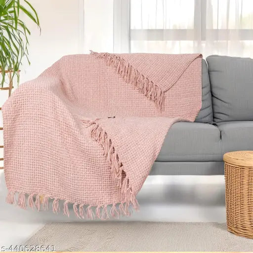 The Furnishers Reversible Acrylic Throw