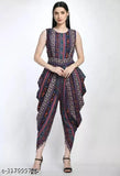 Latest Women's Printed Dhoti Style Jumpsuits