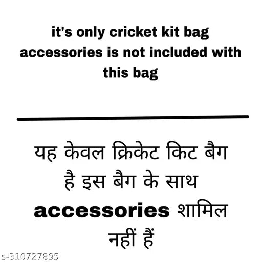 cricket accessories bag and Backpack for kids 12-16 year