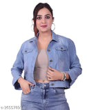 Trendy Regular light blue women Denim Jacket