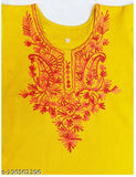 Trendy Woman Woolen Winter Kurti (Mustard)