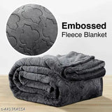 Solid color king size winter blanket kambal