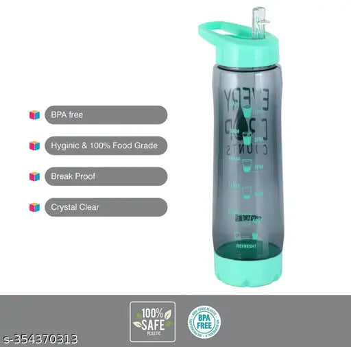 Oreo Sipper Water Bottle 900ML | Stylish Sipper Bottles | Fancy Bottles For Kids | Gym Sipper Water Bottle | Sports Water Bottle | Kids Sipper Water bottle | Kids School Water Bottle | Pack of 1 (Green)