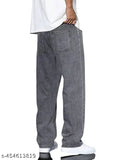 Loose Fit Baggy Jeans Grey Wash