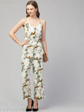 Spegety Neck printed Jumpsuits