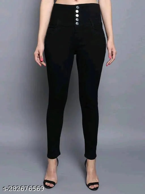 WOMEN BLACK JEANS