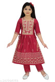 Girls Nyra Dress #Girls Kurta & Pyjama Set Kurta Dress Girls Ethnic Dress Cotton Kurta & Pyjama Dress Set (Pack of 1