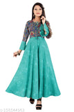 PRINTED DESIGNER GOWN KURTI