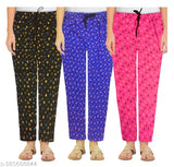 WOMEN PYJAMA (night pant) PACK OF 3 PCS