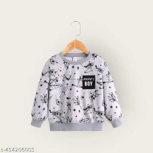 Boys Sweatshirts Full Sleeves Printed Multicolour Pack Of-3