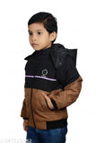 Come In Kids Boys Colorblock Casual Hooded Jacket