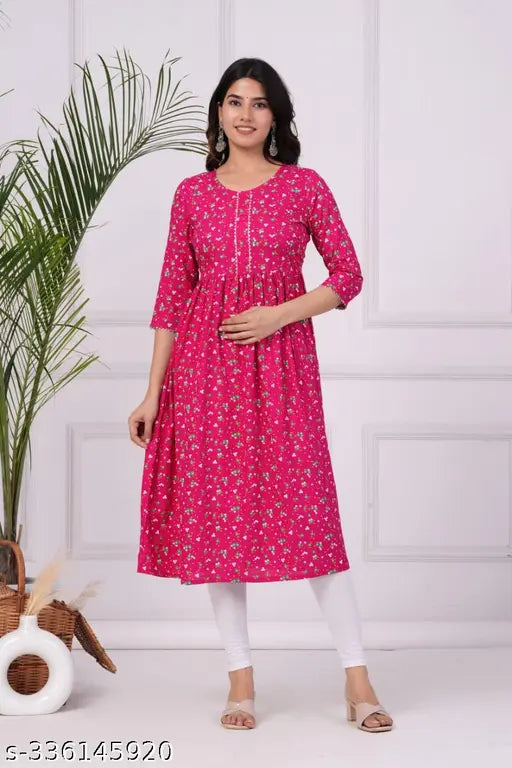 mumal's premium rayon printed kurti