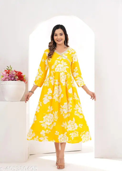 Tundwal Textile Angrakha Stylish Kurti