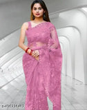 new styli fancy women net saree