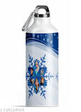 CHHAAP Printed Aluminium Frozen Cartoon Sipper Water Bottle for Kids Cartoon Water Bottle 600ml For Kids, Girls, Boys, Gym, Yoga, Brother, Sister, Babies, Baby, Workout, Adults- CSP600 64 [Frozen Characters in Star-SP600_KP22]