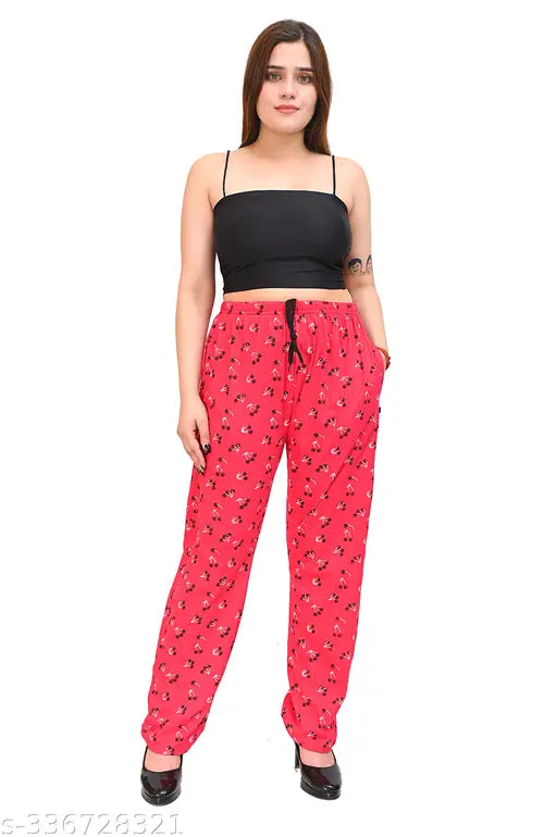 Women's Cotton Lower | Track Pant | Pyjamas | Regular Fit | Nightwear and Lounge wear