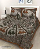 Cotton Double bed bedsheet (90x100) (queen size)