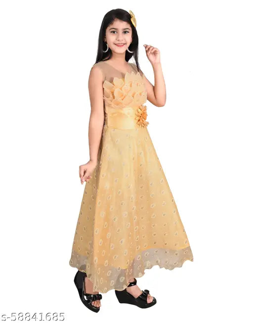 Sniffy Partywear Gown For Girls