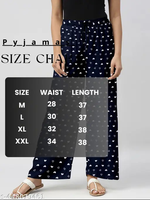 Women Casual pajamas , Daily wear pajamas , Printed pajamas ( Pack of 3 ) |