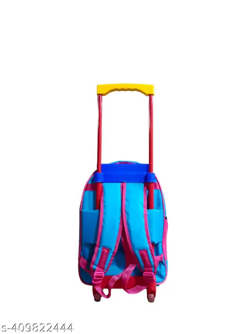 Indian Riders Beauty Girl School Kids Trolley Bag - 16 Inches- School Bag Trolley Bag Waterproof Trolley (Multicolor, 25 L) BLUE