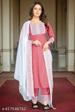 CLAVINET Attractive Kurta Sets with Dupatta