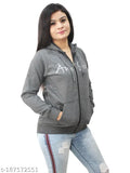 Women sweatshirt Hoodie with inner fleece for Winters