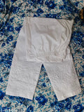 Chikankari pant for women white