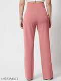 high-waisted bell-bottom pants you can embrace With good quality matarial for girls and women COMBO OF 2