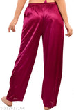 Women's silky soft Regular Fit Satin Pyjama