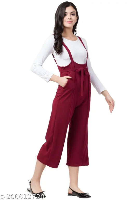 Women Brown Dungaree ESSENCE STYLISH WOMEN