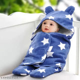 baby sleeping bag fleece hooded baby wrapper blanket