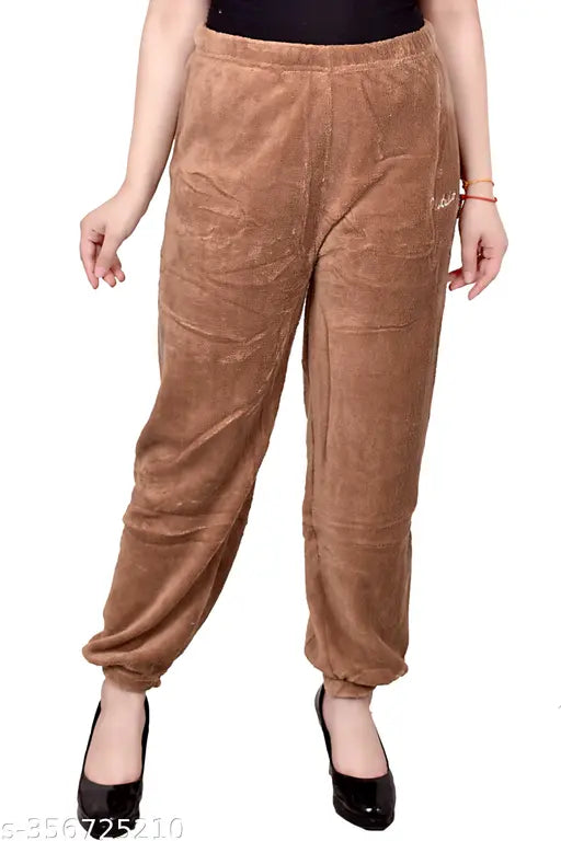 Velvet Women Harem Pants, Fown