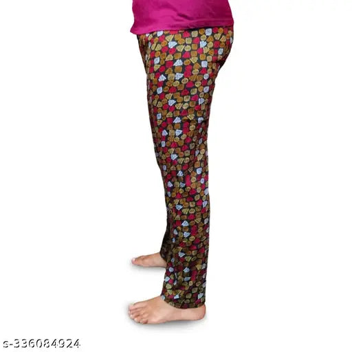 Women & Girl Pants Pajama Set (Pack of 5)