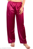 Women's silky soft Regular Fit Satin Pyjama