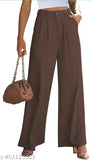 Coffee brown Women Trendy Trouser