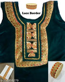 Kurti "Lace and Border Material Gold & Multicolor Embroided Heavy Zari Work For Saree, Kurti, Dresses, Duptaa, Lehenga Bags, Decorations Borders, Crafts and Home Decor (9 Mtr 2 inch width) (pack of 1) |Laces and Borders| "